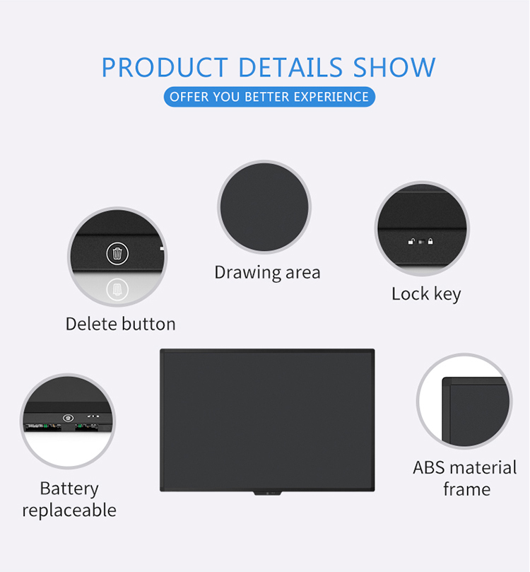 58 58'' LCD Writing Board
