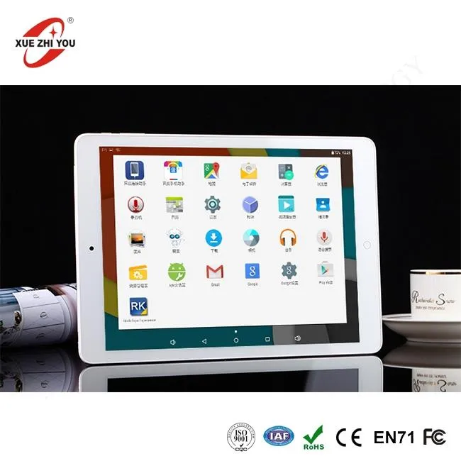 Metal Tablet Android 5.1 9.7 '' Tablet RAM 2GB1024 * 768 Upplösning IPS Screen ROM 32gb Tablet