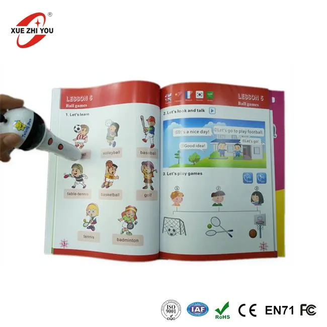 Pratar engelska barnläspenna