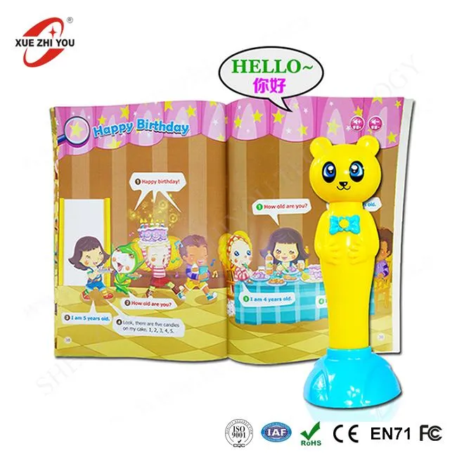 Tryck på läspenna för engelsk lärande