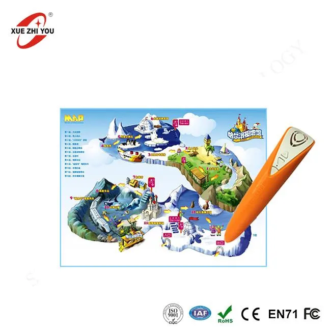 Röstkarta läsning Pen Scenery Guide